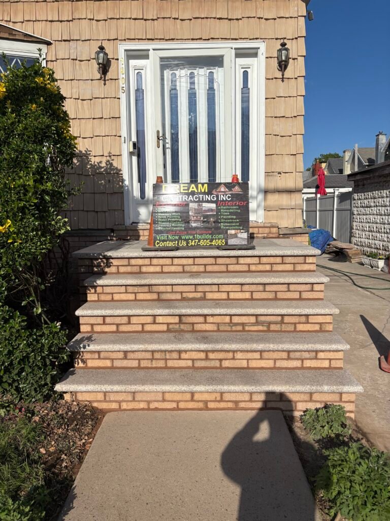 Brick steps Brooklyn NY
